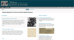 Desktop Screenshot of digital.archives.alabama.gov