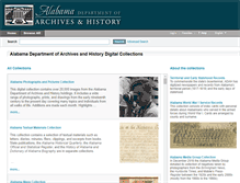 Tablet Screenshot of digital.archives.alabama.gov