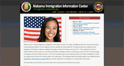 Desktop Screenshot of immigration.alabama.gov