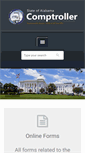 Mobile Screenshot of comptroller.alabama.gov