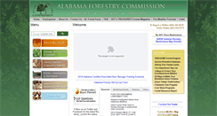 Desktop Screenshot of forestry.alabama.gov