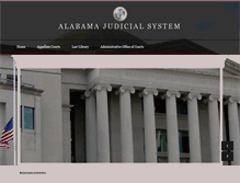 Tablet Screenshot of judicial.alabama.gov