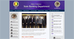 Desktop Screenshot of banking.alabama.gov