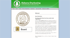 Desktop Screenshot of drycleaningtrustfund.alabama.gov