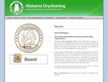 Tablet Screenshot of drycleaningtrustfund.alabama.gov