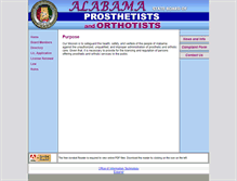 Tablet Screenshot of apob.alabama.gov