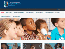 Tablet Screenshot of children.alabama.gov