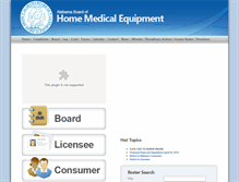 Tablet Screenshot of homemed.alabama.gov