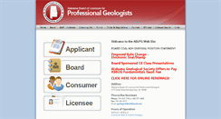 Desktop Screenshot of algeobd.alabama.gov